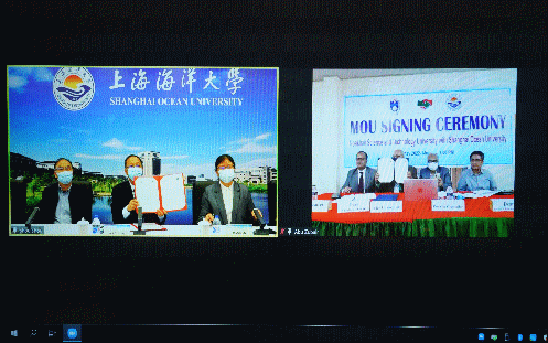 上海海洋大学与诺阿卡利科技大学“云签约”共建海水养殖可持续发展国际联合实验室