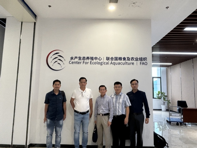 柬埔寨渔业代表团访问我校推进柬埔寨“鱼米走廊”建设